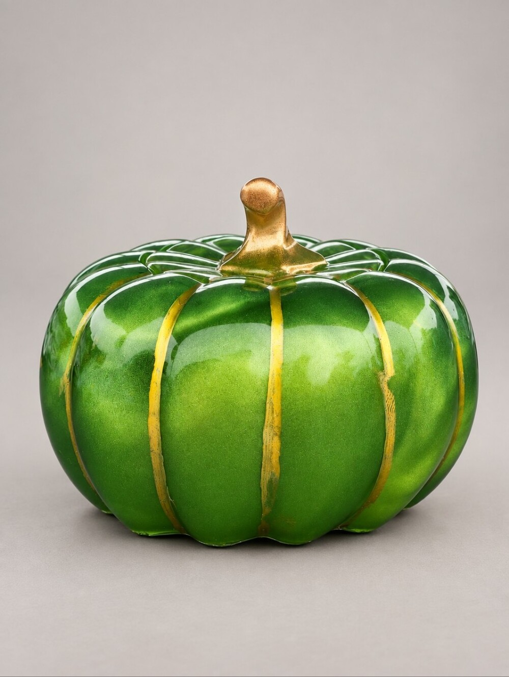 Hand Crafted Resin Pumpkin - Trinkets Or Candle Holder